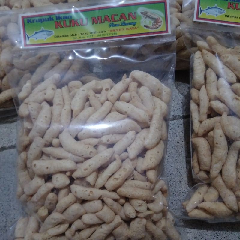 

Krupuk Amplang Ikan Kuku Macan Rasa Bawang