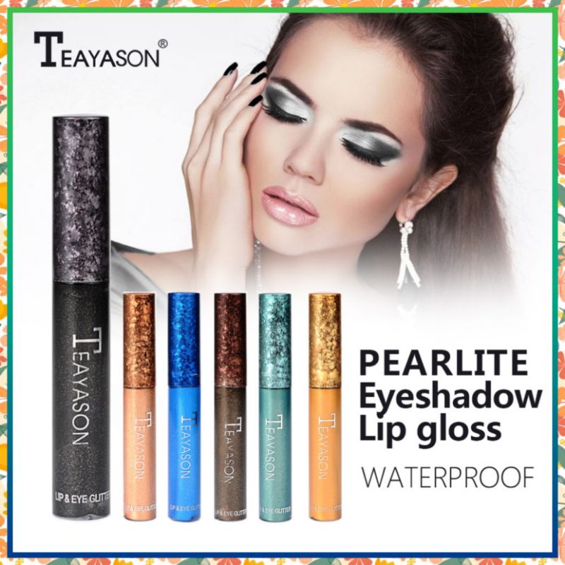 Pearlite Eyeshadow Lip Gloss TEAYASON Original Waterproof