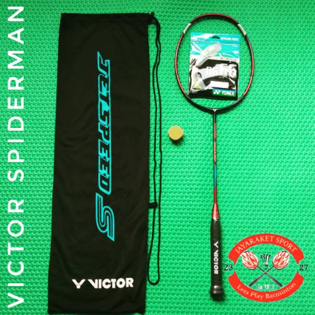 Raket Badminton Victor Spiderman Made in taiwan | Shopee ...