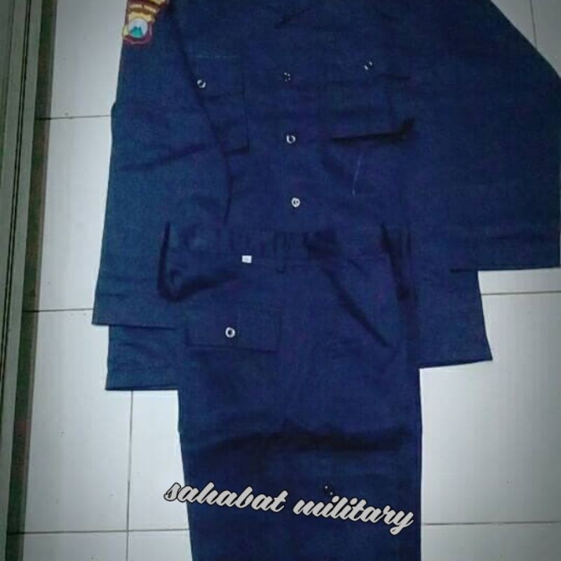 Seragam PDL Satpam/Seragam Security/Seragam Biru Tua