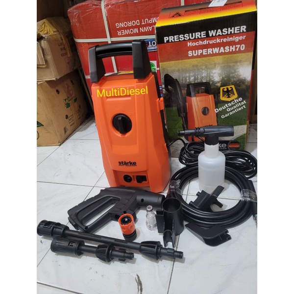 Steam Jet Cleaner  Listrik STARKE SUPER WASH 70|Mesin Steam Cuci Listrik  Motor Mobil AC