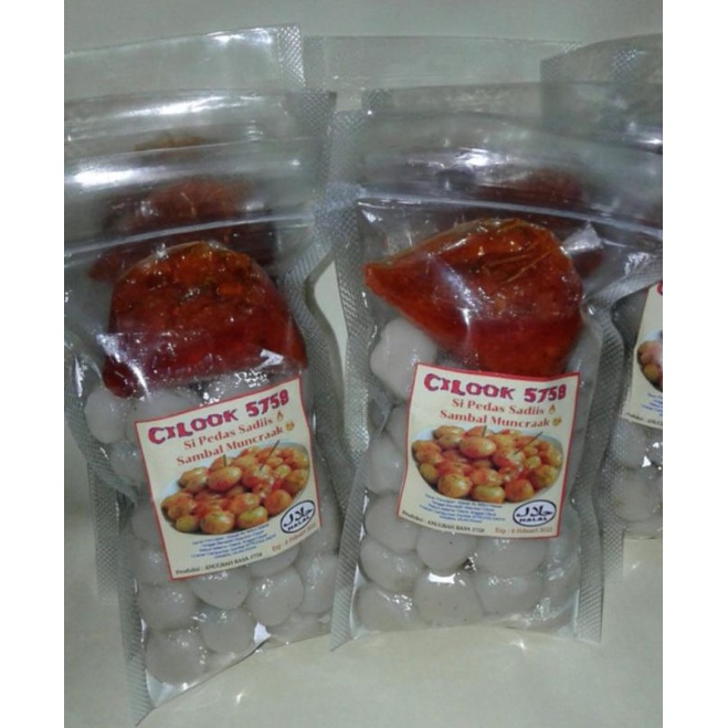 

Cilok sambal muncrak isi 40 kecil