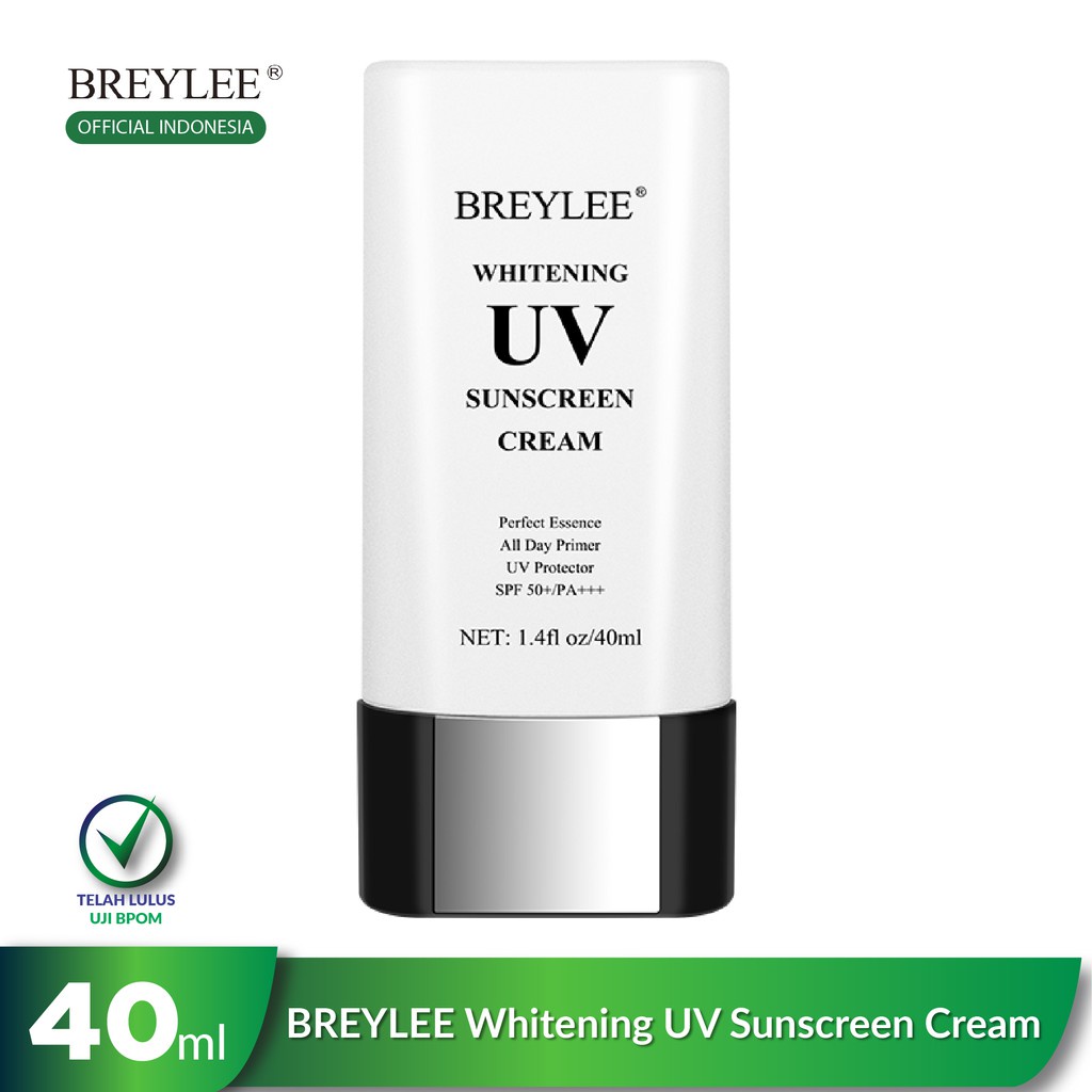 BREYLEE WHITENING UV SUNSCREEN CREAM- Krim Tabir Surya SPF 50++ - BPOM