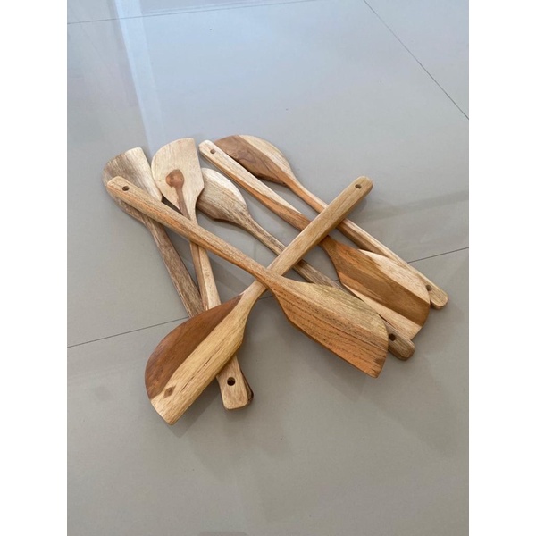 Centong Spatula Sodet Irus Kayu Jati Foodgrade