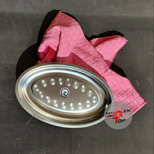 Flash Sale Nampan Oval / Baki Oval Stainless Steel 30 Cm jmZkrYFJp5xpj