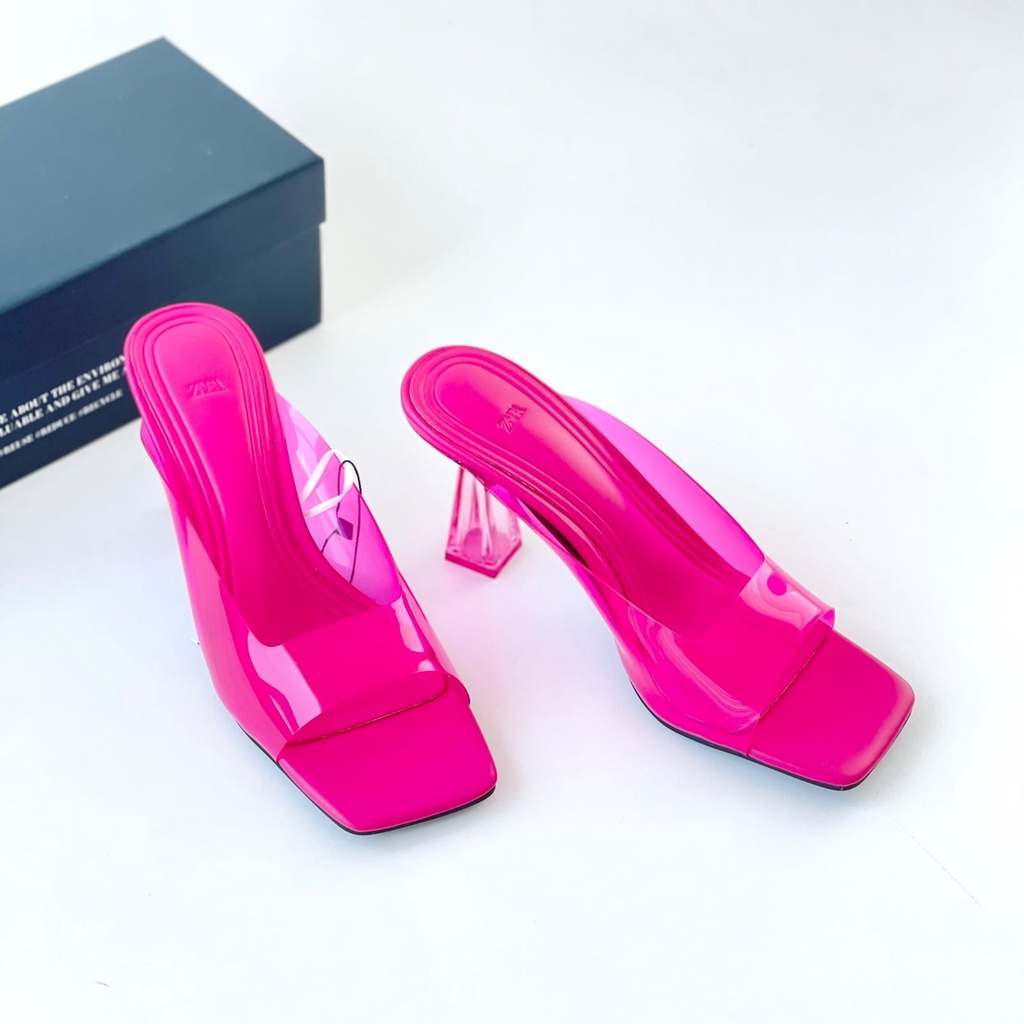 SANDAL WANITA ZS-3577 HEELS 7CM PINK