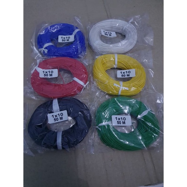 Kabel listrik 1x10 panjang 50m