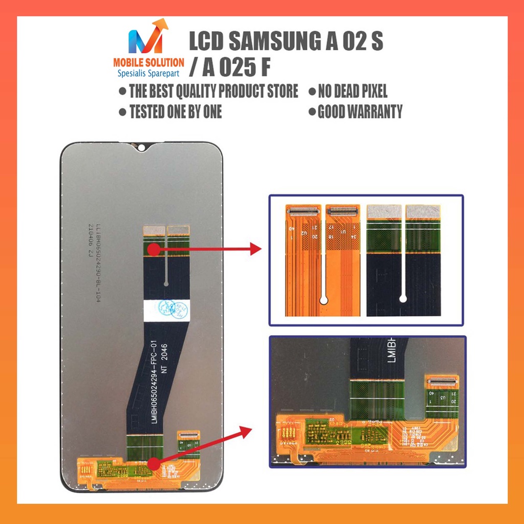 GROSIR LCD SAMSUNG A02S/A025F ORIGINAL 100% FULLSET TOUCHSCREEN GARNSI 1BULAN