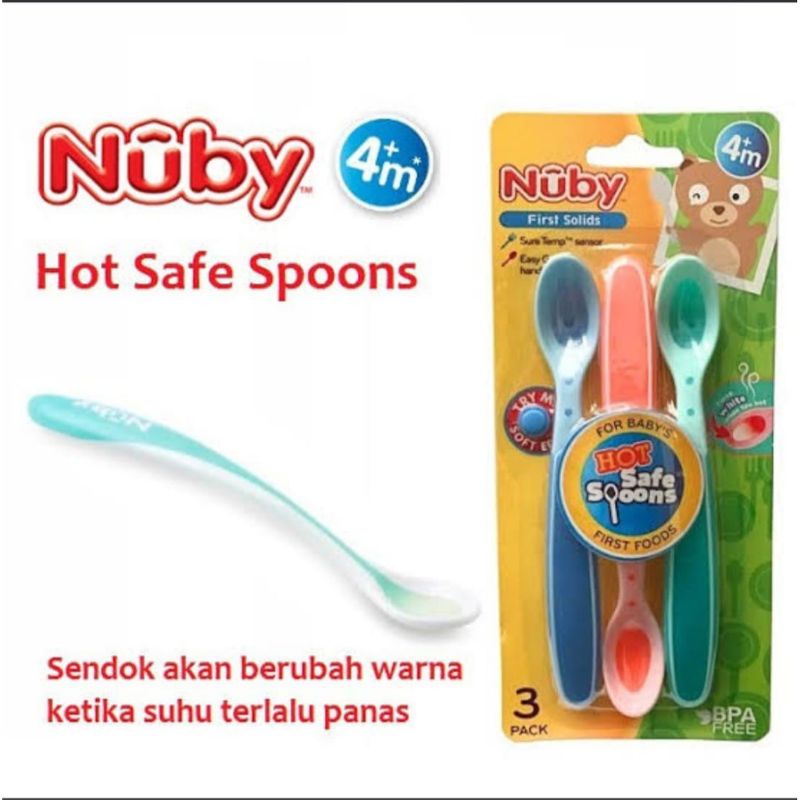 Nuby Hot Safe Spoon 3 pcs