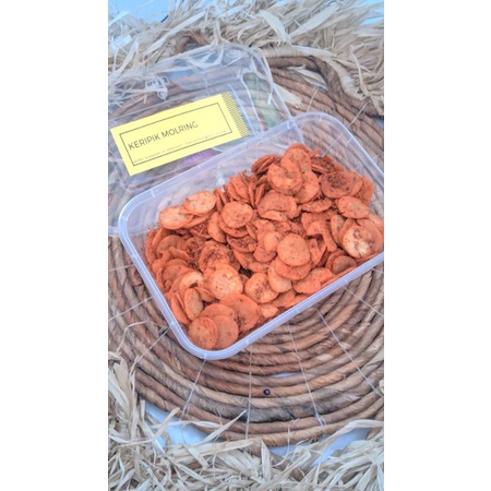 

Keripik molring(cimol garing) berat 450gr