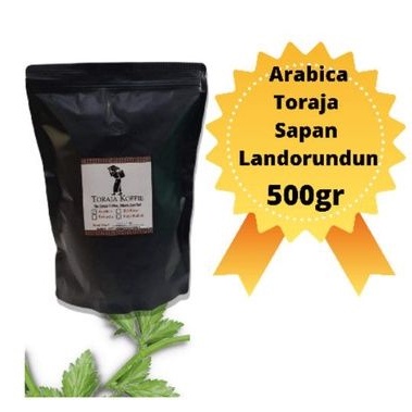 

Toraja Koffie Kopi Arabica Toraja Sapan Landorundun Bubuk dan Roasted grade 500 gr Kopi Toraja