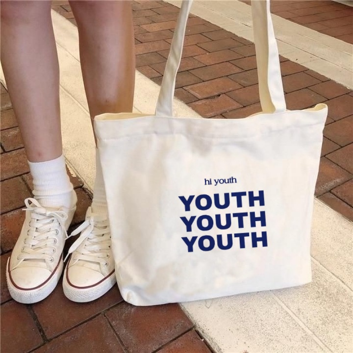 Tote Bag Canvas YOUTH / Tas Nudie Canvas / Tote Bag Kanvas / TIPE A