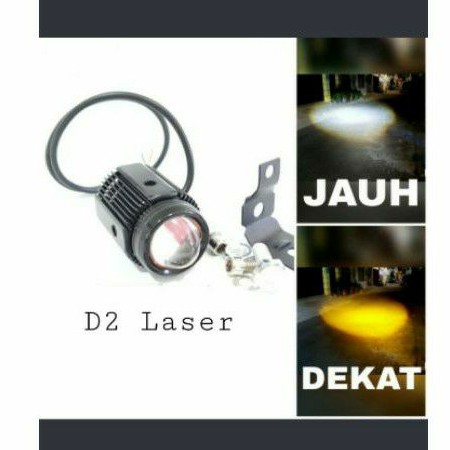 lampu tembak sorot D2 mini laser satu pcs