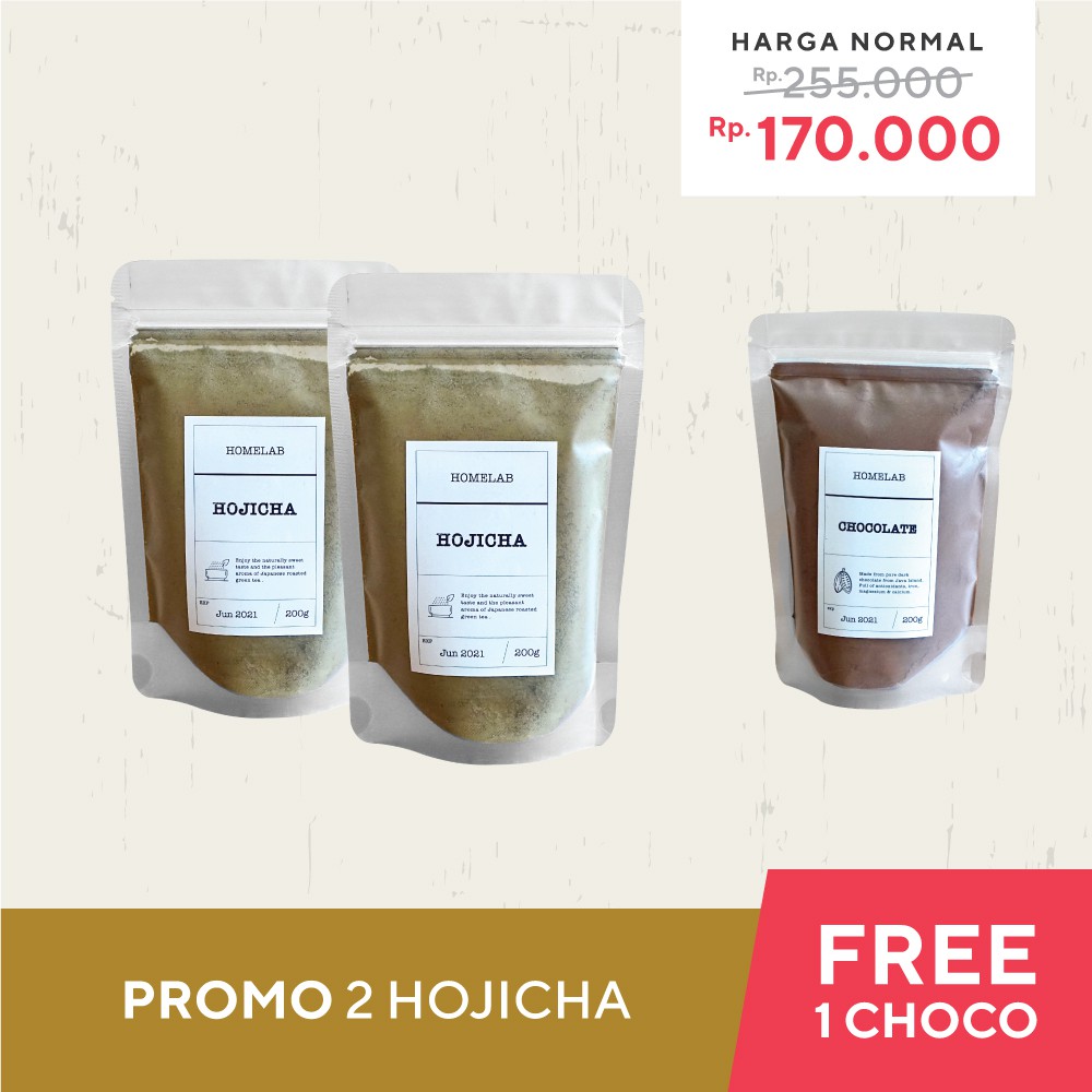 Promo Beli Hojicha Powder 2 Bungkus - Grati... 1