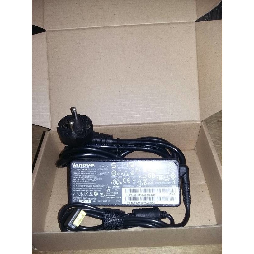 ADAPTOR/CHARGER LAPTOP LENOVO 20V-3,25A USB original