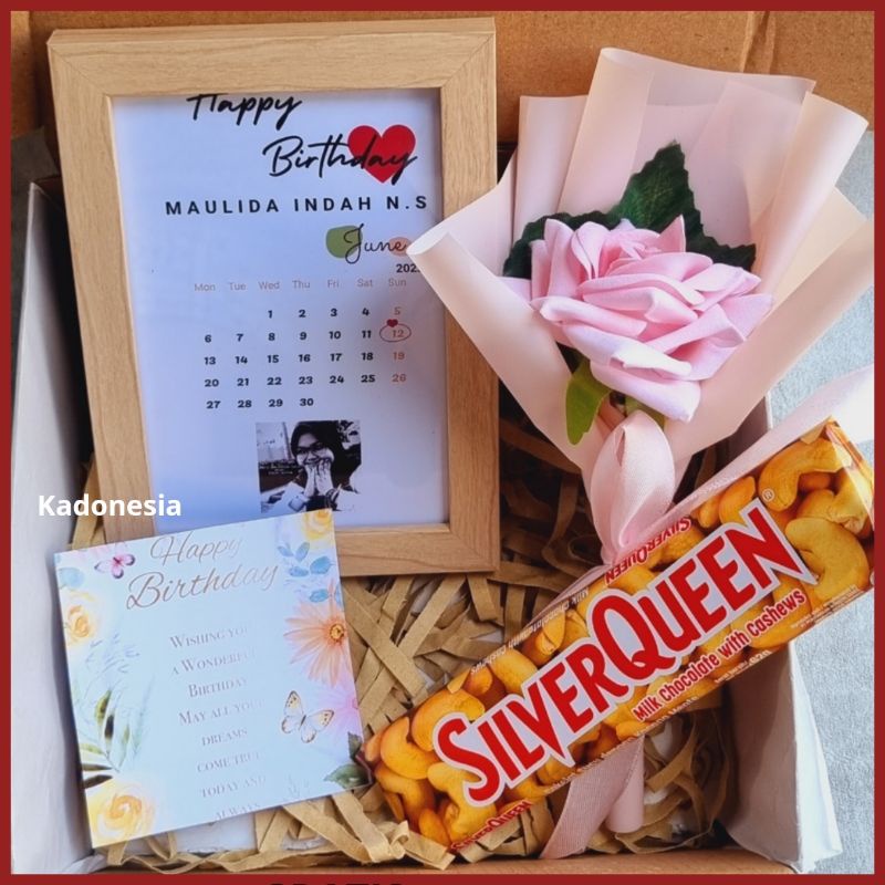 Hampers Cewek Gift Box Kalender / Kado Ulang Tahun