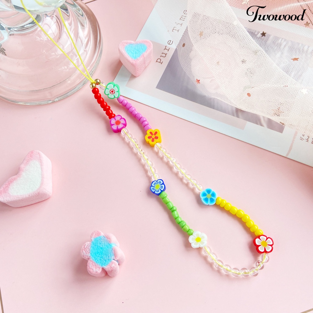 Twowood Tali Lanyard Handphone Handmade Anti Hilang Warna-Warni