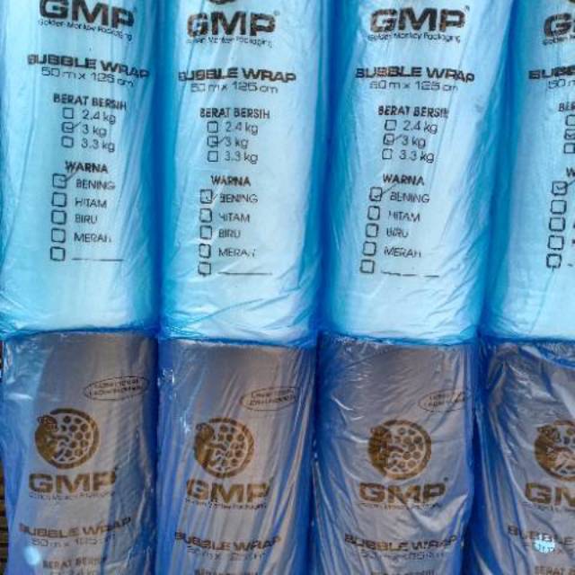 

xdf# BUBBLE WRAP MURAH GMP 3Kg ukuran 50m x 125m