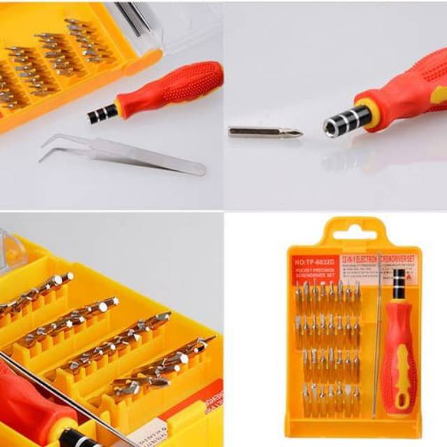 Obeng Set tool kit 32 in 1 kotak