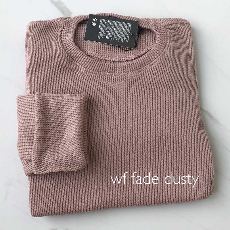knit lengan panjang KALLYOUTFIT-WF FADE DUSTY