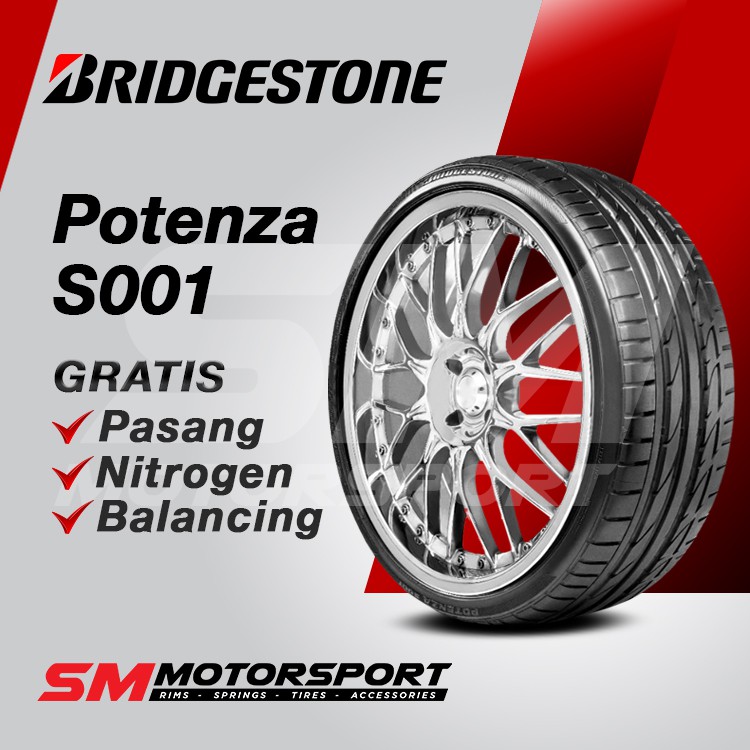 Ban Mobil Bridgestone Potenza S001 225/45 R17 17 91W