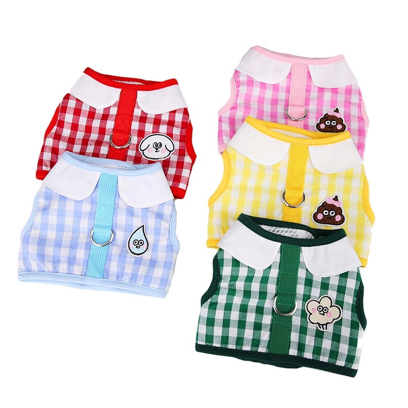 Poby korea harness set with leash