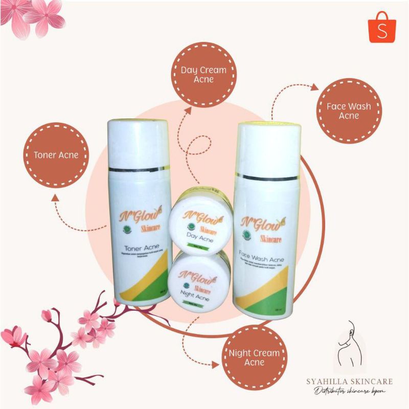 N'glow skincare 100% ori asli