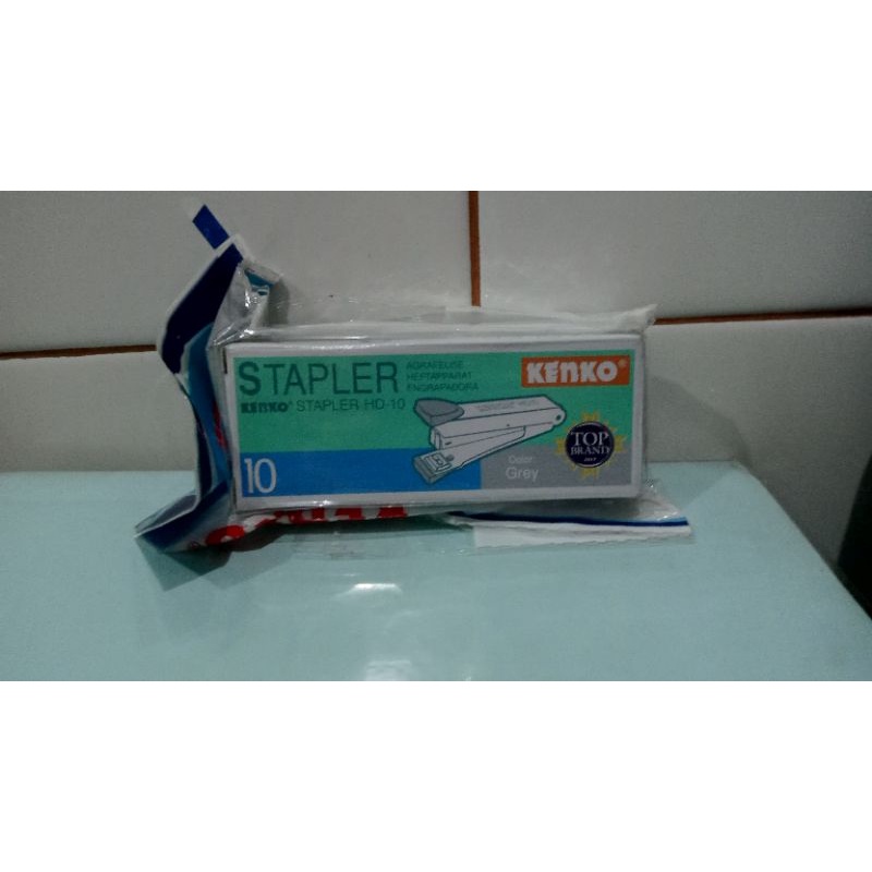 

stapler HD-10 kenko warna abu abu