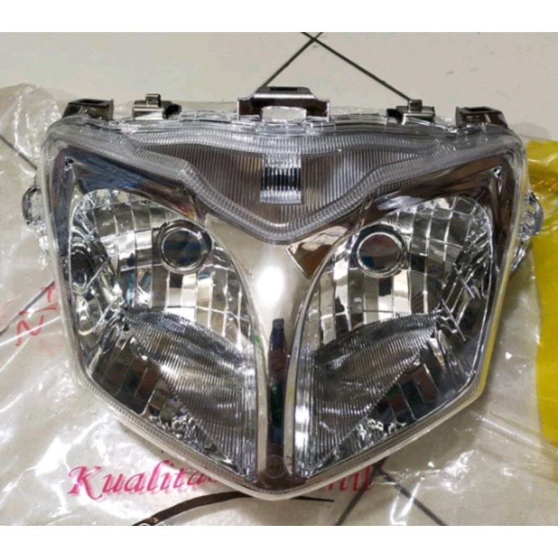 REFLEKTOR LAMPU DEPAN SUPRA X 125 HELM IN KYZ NON ORIGINAL