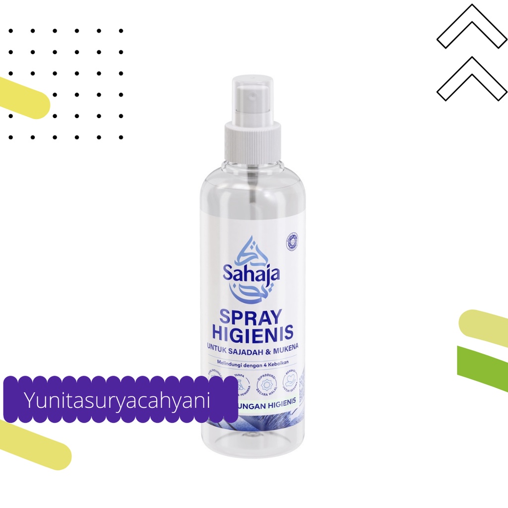 Sahaja Antibacterial Spray Higienis Untuk Sajadah &amp; Mukena 220Ml - Fabric Spray