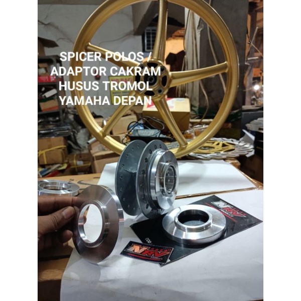 SPICER adaptor piringan cakram SPICER spacer polos PNP tromol depan JUPITER Z Yamaha rk king adaptor