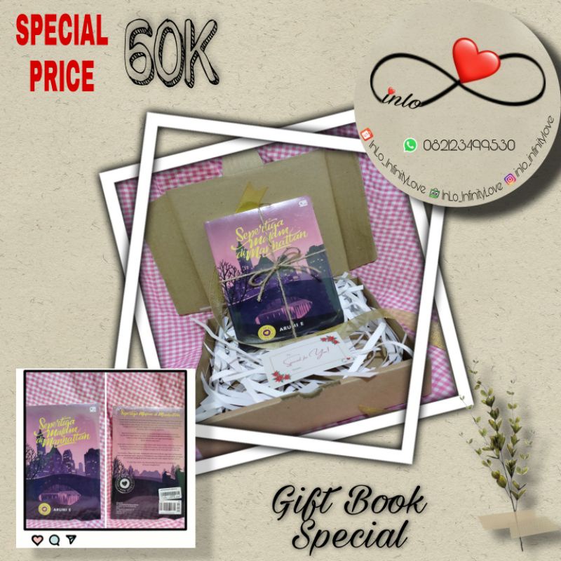 

Novel Sepertiga Malam di Manhattan Original Hampers Book Gift Book Special Price