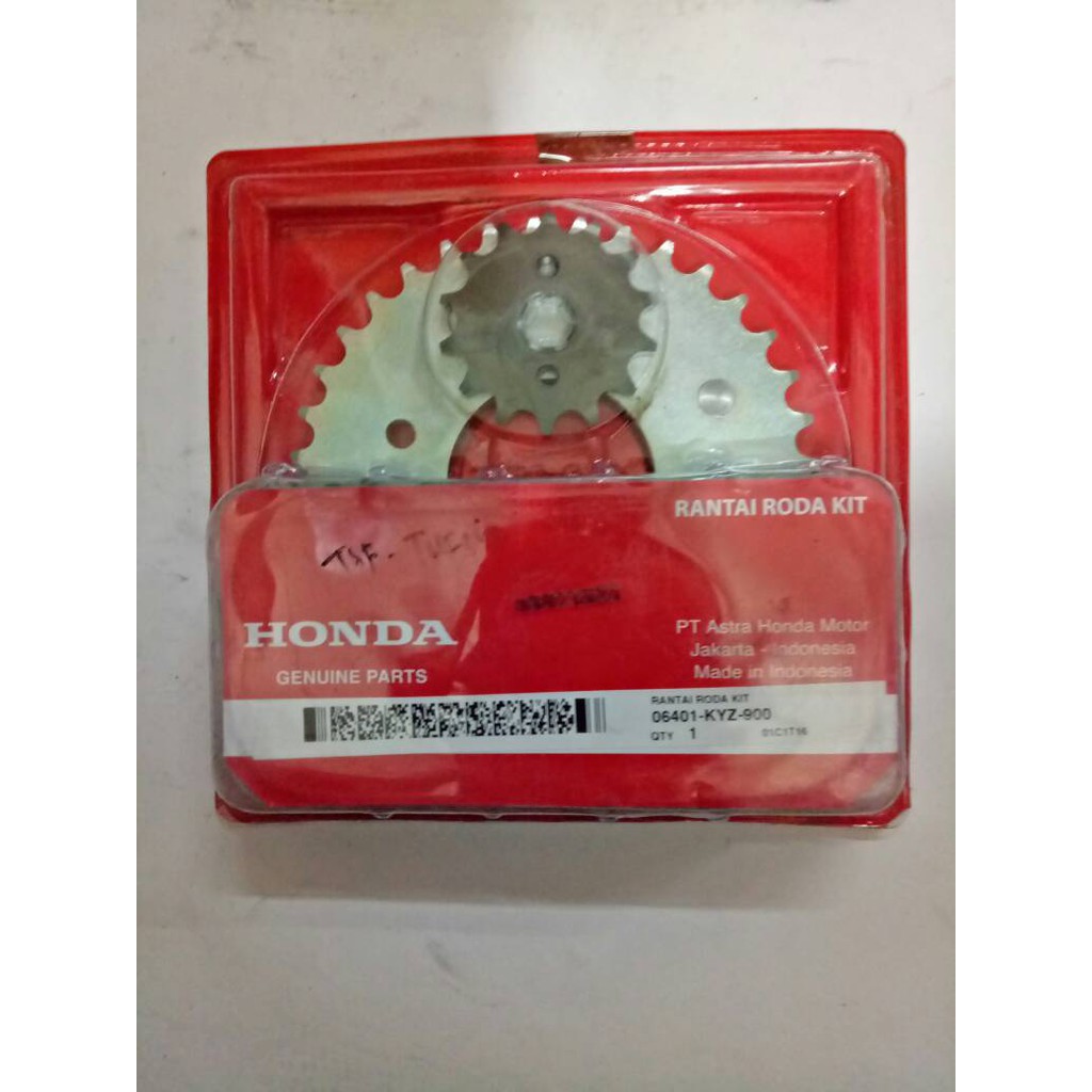 Gear Set/ Girset /Gir paket Supra X Helm In &amp; Supra X New F1 Honda Astra AHM 100% KYZ