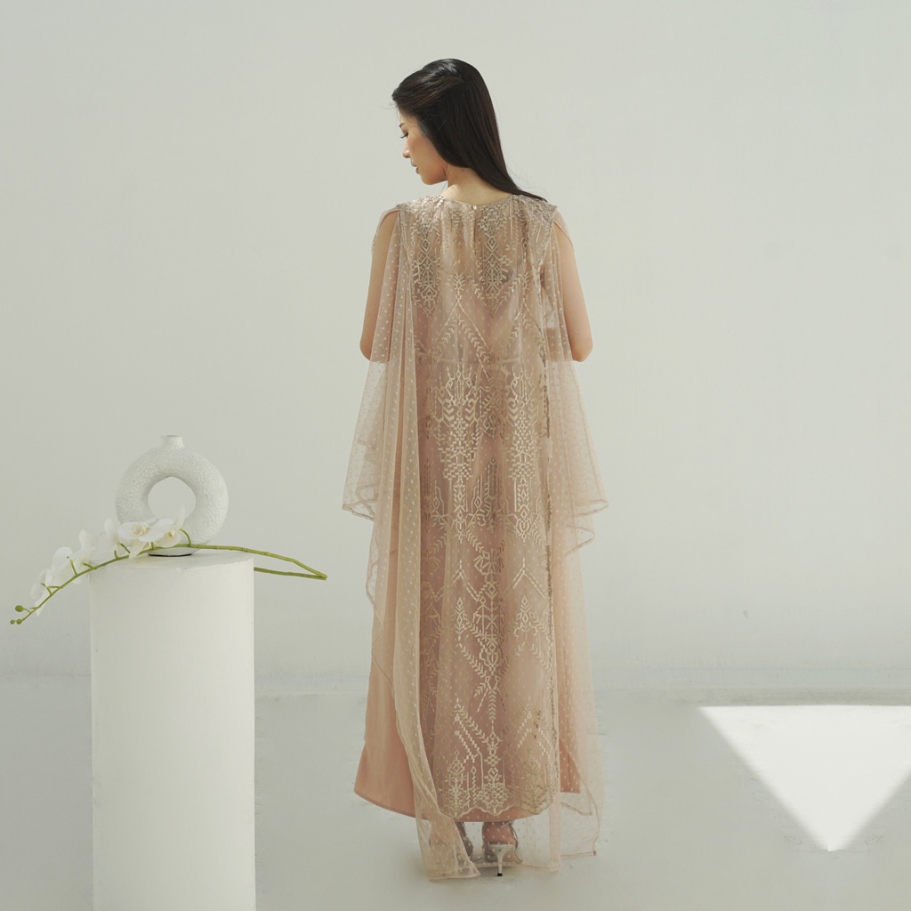 Aura Label - Florence Dress Nude