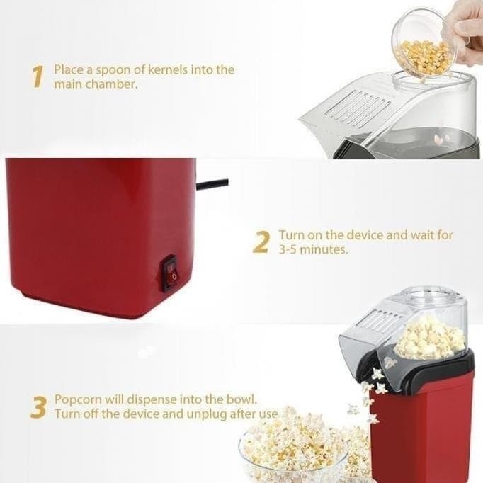 POPCORN MAKER MINI MESIN ALAT PEMBUAT POPCORN