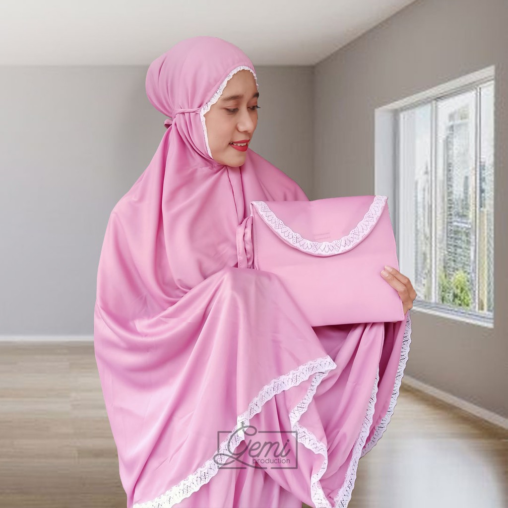 Mukena Renda Amplop Mukena Dewasa Premium