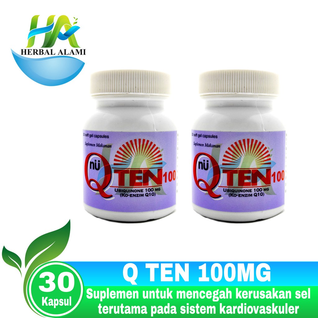 QTEN 100 / Q TEN 100mg - Suplemen Jantung dan Antioksidan