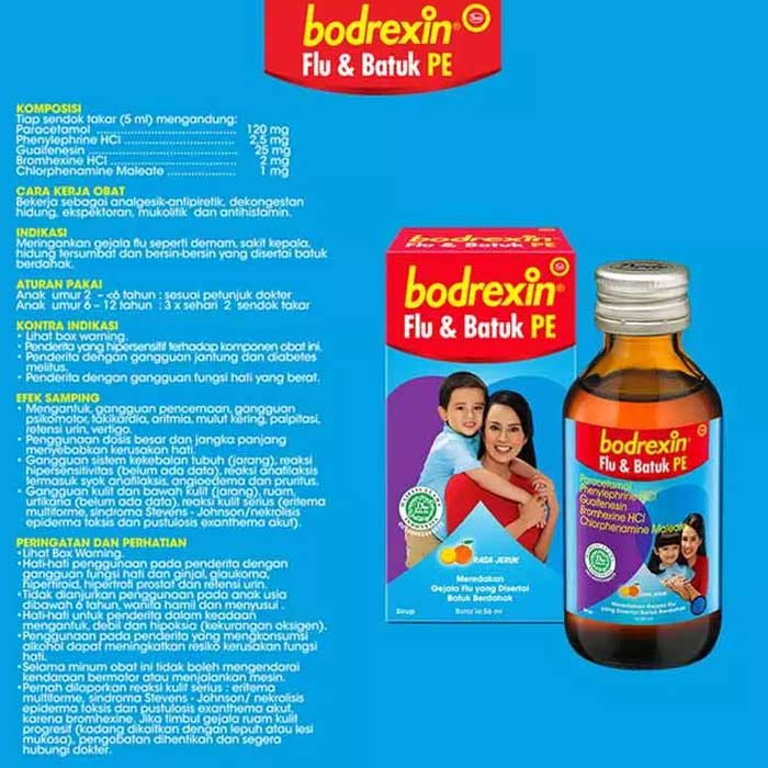 BODREXIN SIRUP OBAT FLU DAN BATUK ANAK 56 ML