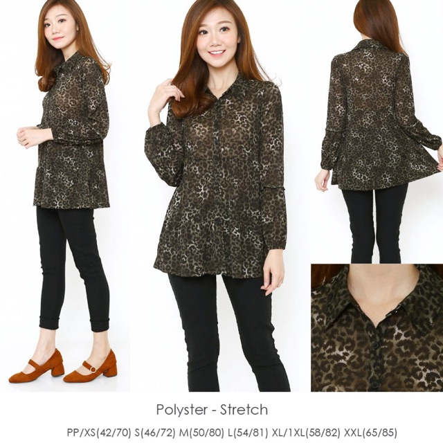 Style&Co Leopard Blouse - Blouse branded original