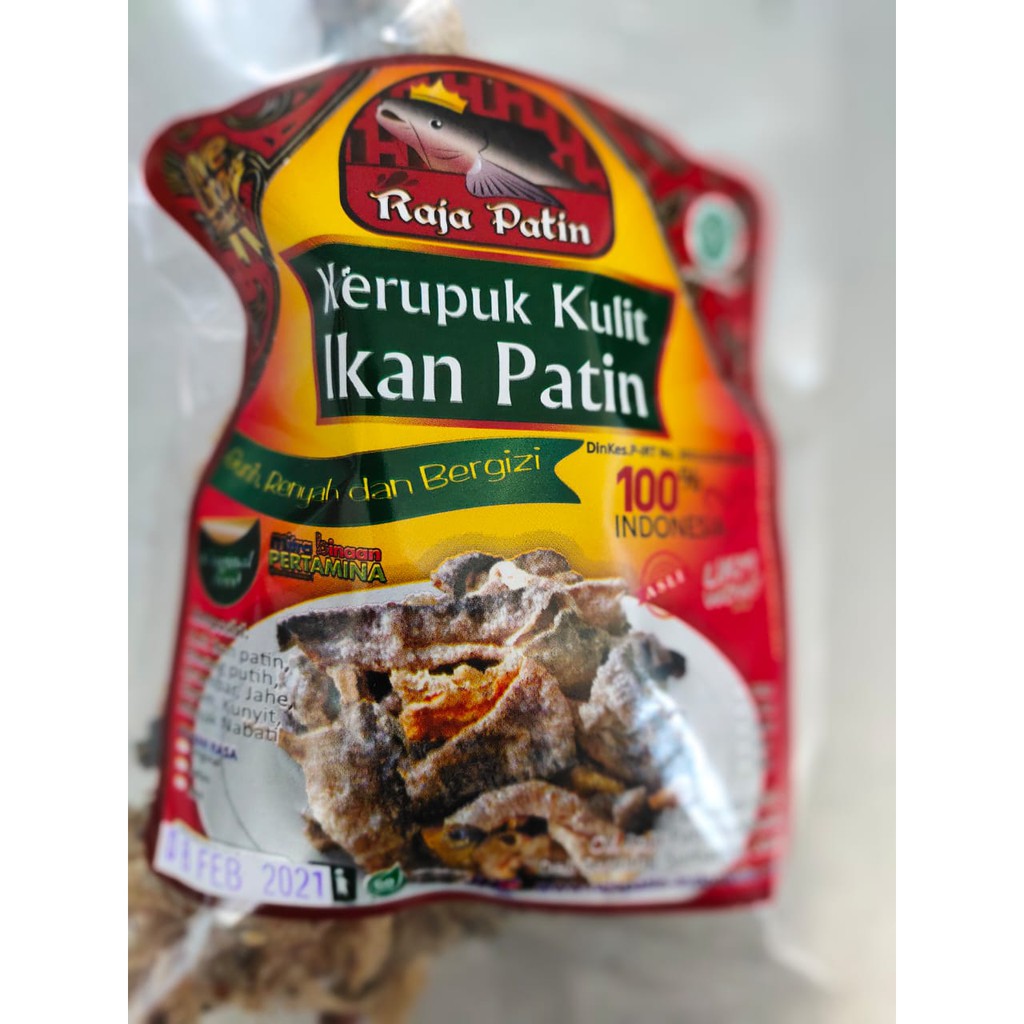 

kerupuk kulit ikan patin-reguler 70gr raja patin