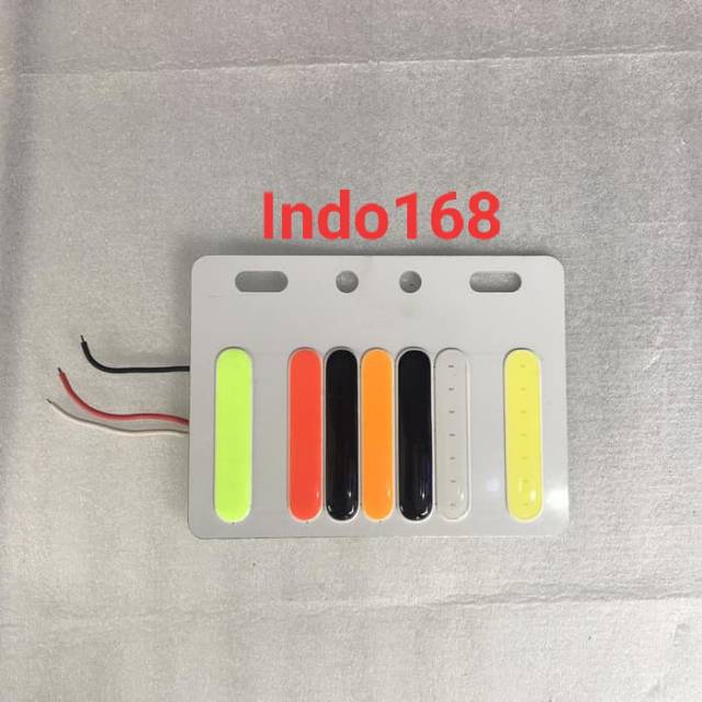 (INDO 168)Lampu Bak Truk 5 Warna Led Cob Nyala 2 Mode Kedip dan Manteng