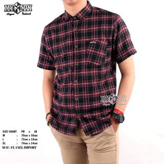 MY MAN KEMEJA FLANEL ORIGINAL  BAJU  KEMEJA PRIA  Shopee 