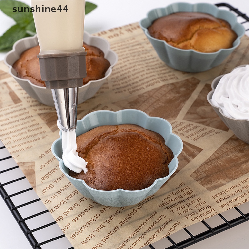 Sunshine Cetakan Cupcake / Muffin Bahan Silikon Reusable