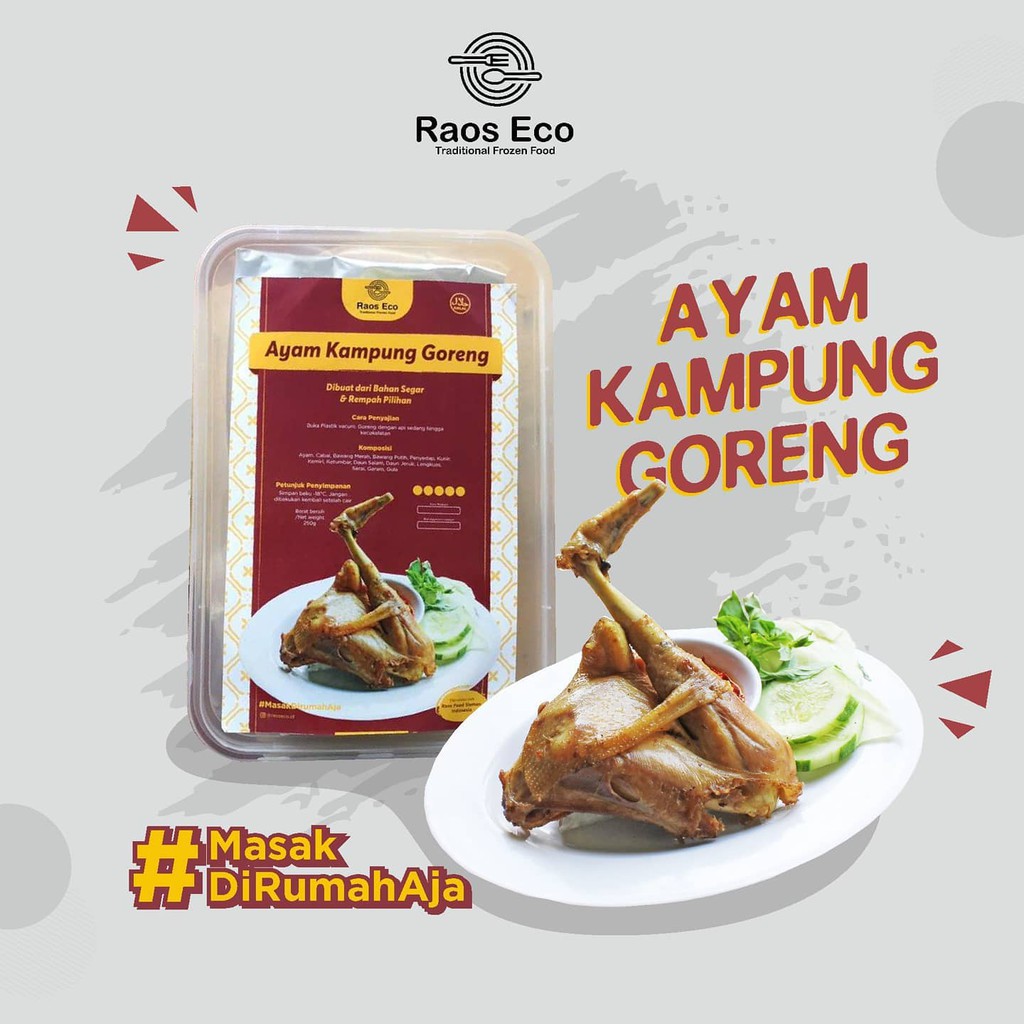 

Ayam Kampung Goreng Frozen Isi 2 Porsi