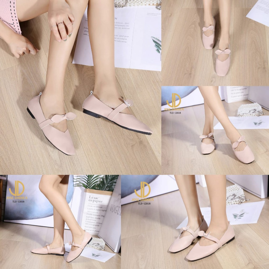 JOSE DAROCA Sepatu Flat Shoes Mary Jane #TLS-12018# Original