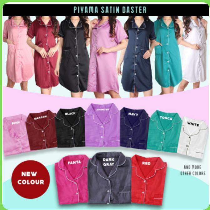 PROMO HEBOH BAJU TIDUR WANITA SATIN PUTIH / LONGSLEEVE - MURAH BELI SEKARANG