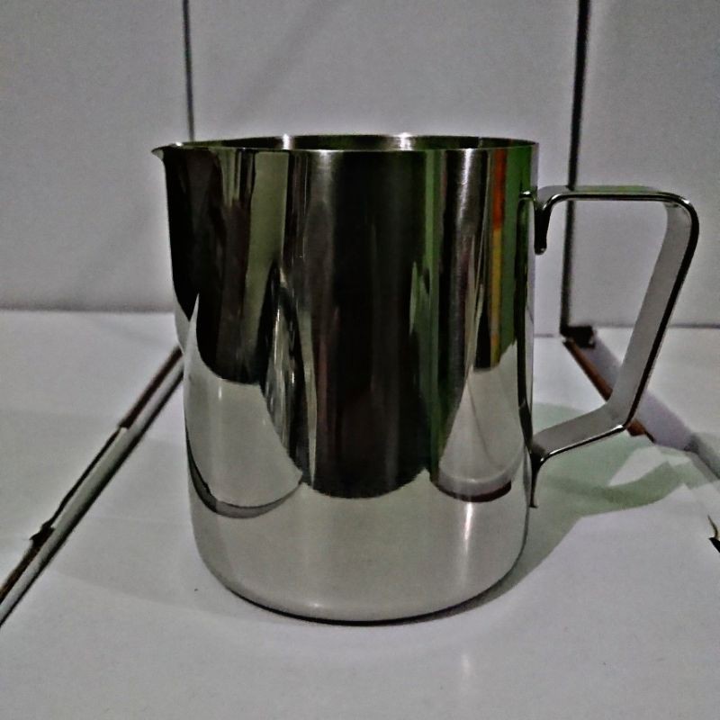 350 ml STAINLESS MILK JUG - BARISTA PROFESSIONALS TOOL (LATTE ART)