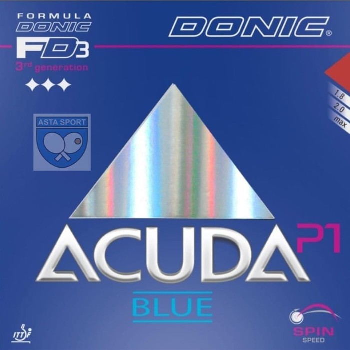 Donic Acuda Blue P1 / karet bet pingpong
