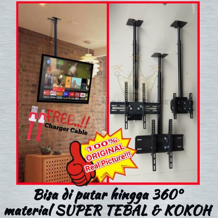 BRK-0335 bracket tv panasonic 32" 32 inch murah meriah universal