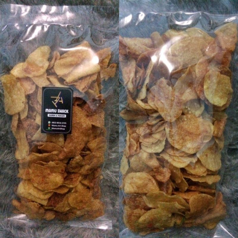 

Keripik Kentang Pedas Manis 280gr